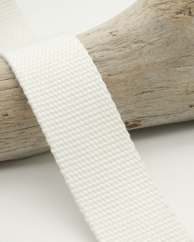 Sangle Coton 30MM Blanc - Maison Klem